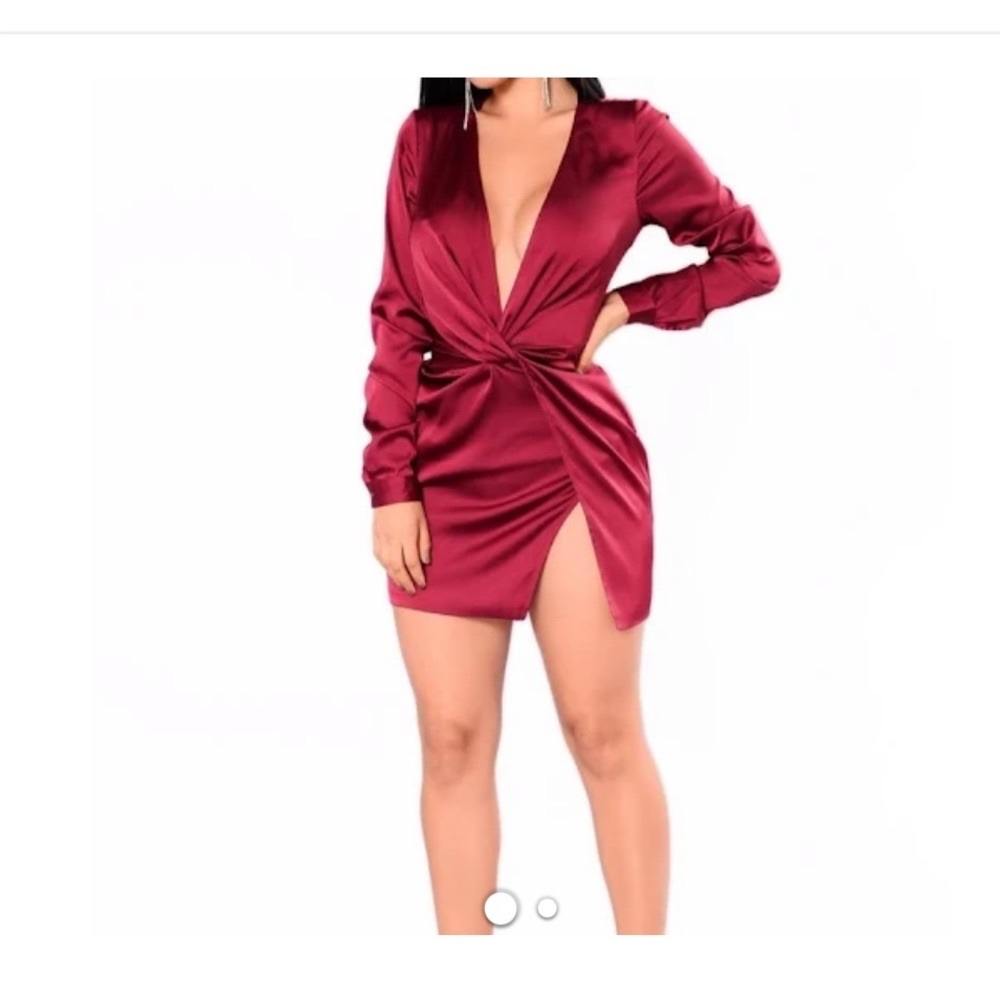 Fashion nova red dress